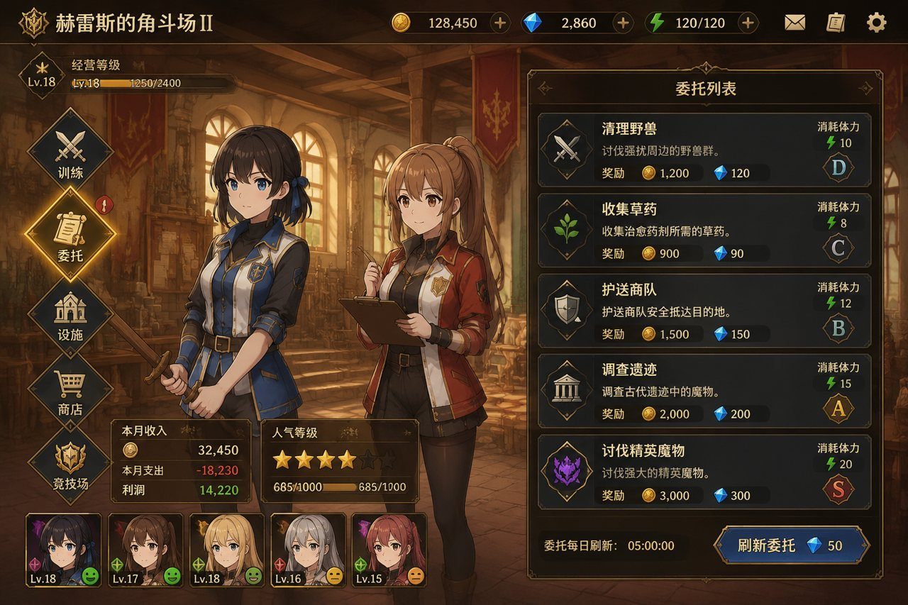 赫雷斯的角斗场Ⅱ 角色路线 详情图 5