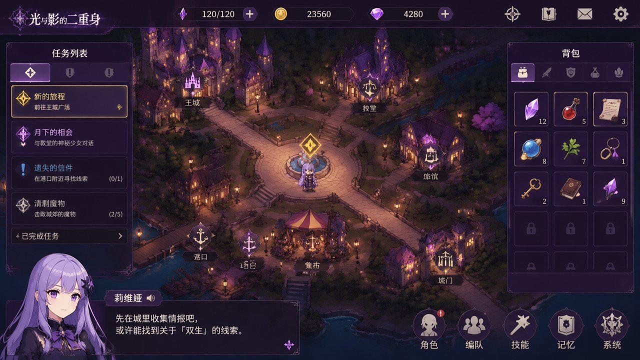 光与影的二重身 角色养成 玩法截图 8