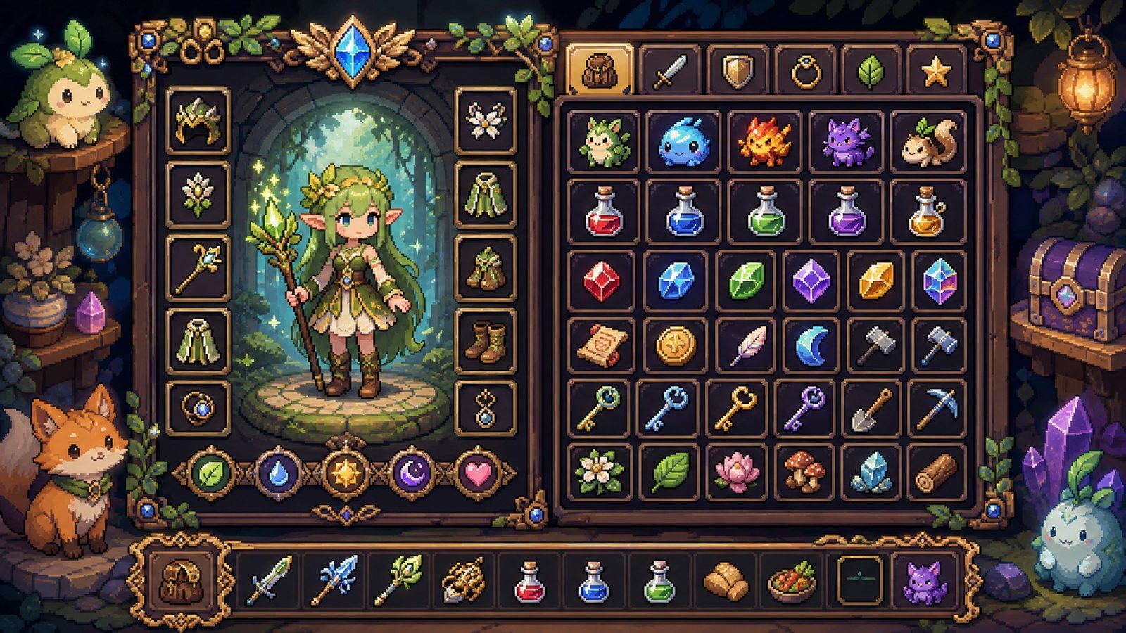 精灵谷物语SpiritValley版 战术回合制 画面 1